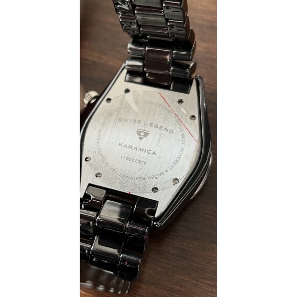 Swiss Legend Karamica Ceramic Men's Watch w/ Swiss Movement and Sapphire Crystal - Picture 15 of 15